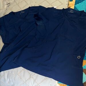 Set of two women’s Cherokee infinity scrub tops